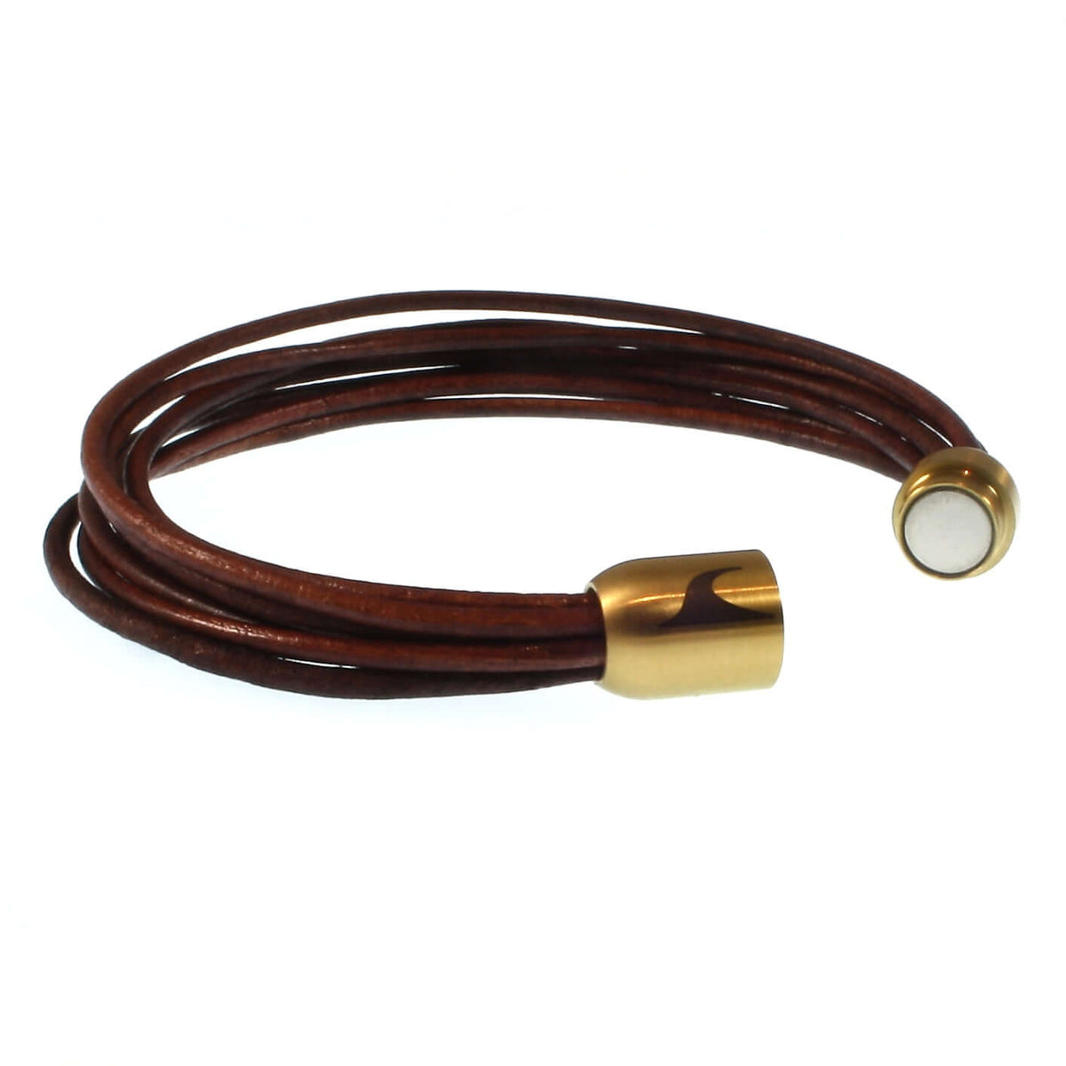 Damen-Leder-armband-fem-bordeaux-gold-Edelstahlverschluss-offen-wavepirate-shop-r