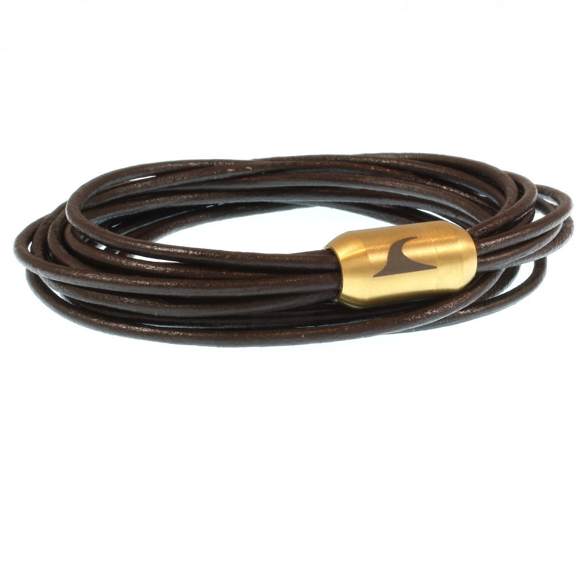 Damen-Leder-armband-fem2-braun-gold-Edelstahlverschluss-vorn-wavepirate-shop-r
