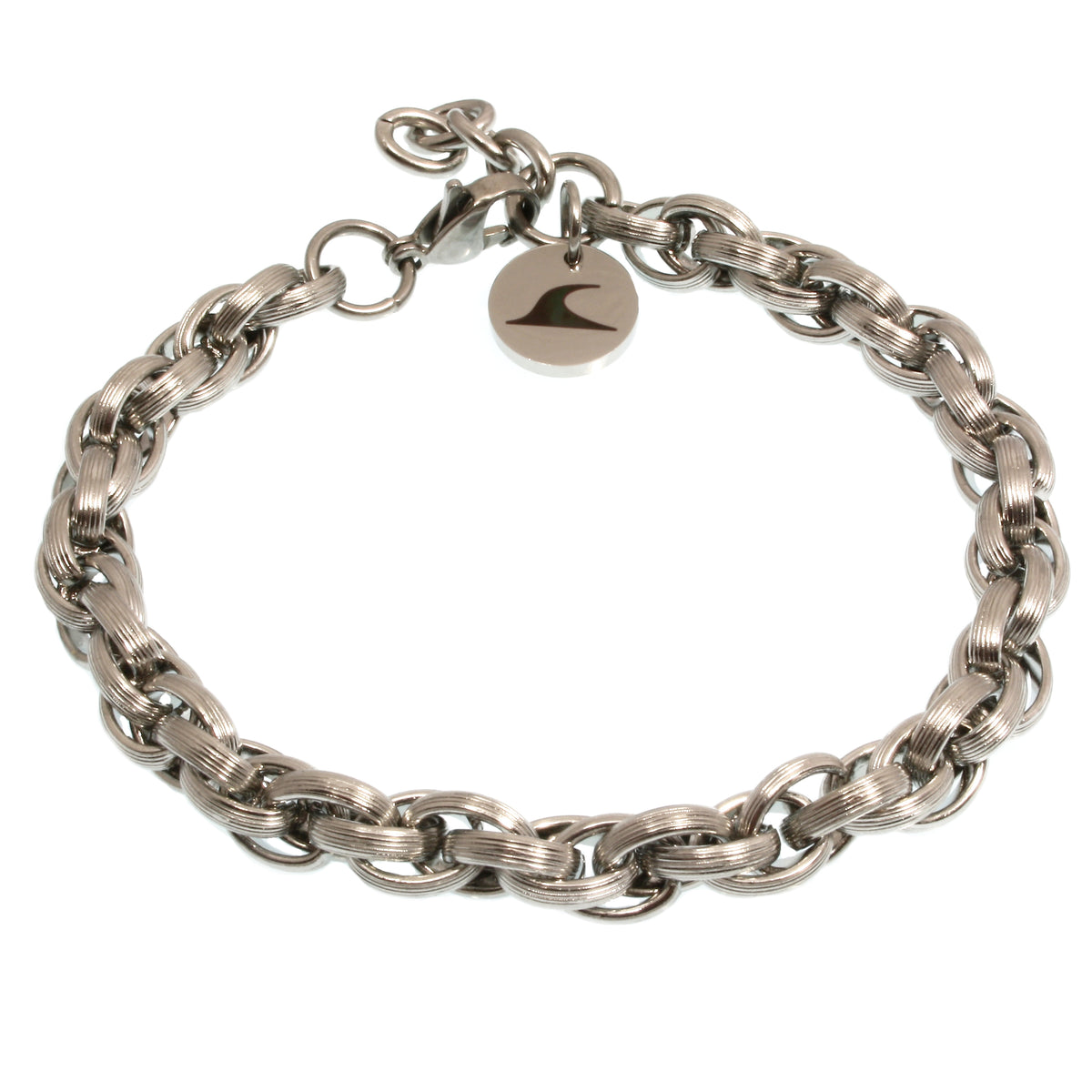 Edelstahlarmband-Herren-sling-silber-Karabinerverschluss-wavepirate-shop-es