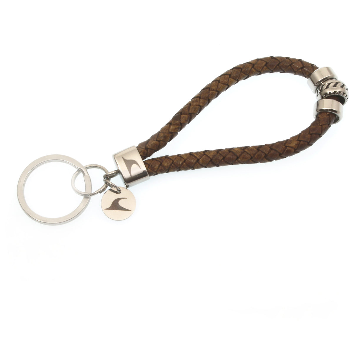Herren-leder-schluesselanhaenger-damen-silverwave-cognac-geflochten-vorn-wavepirate-shop-f
