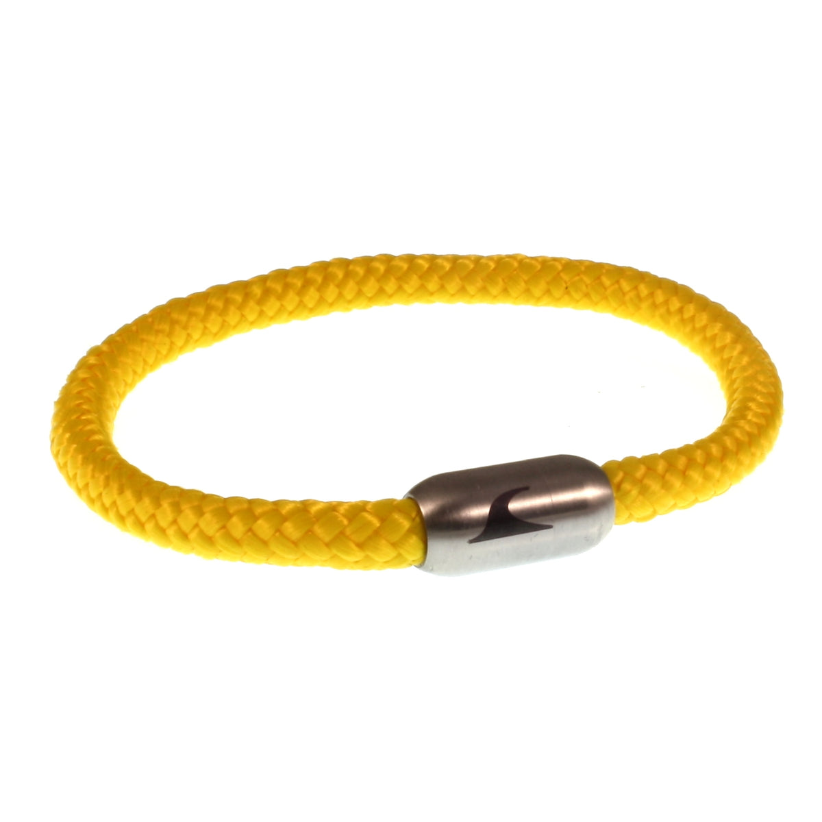 Herren-segeltau-armband-damen-sylt-gelb-silber-geflochten-Edelstahlverschluss-vorn-wavepirate-shop-st
