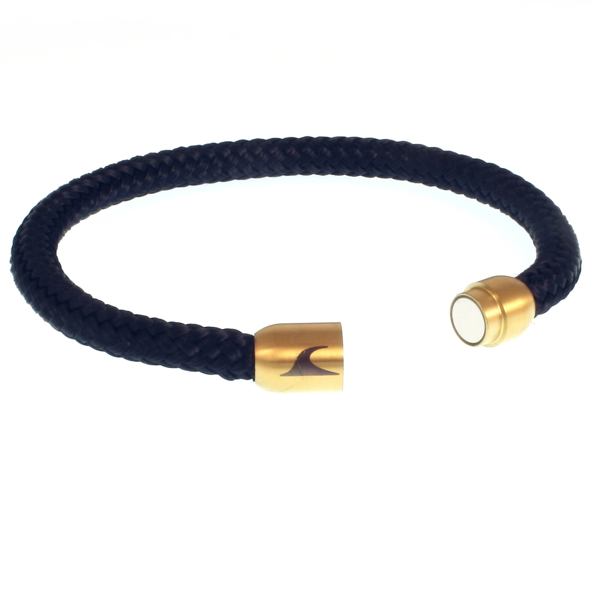 Herren-segeltau-armband-damen-sylt-nachtblau-marine-gold-geflochten-Edelstahlverschluss-offen-wavepirate-shop-st