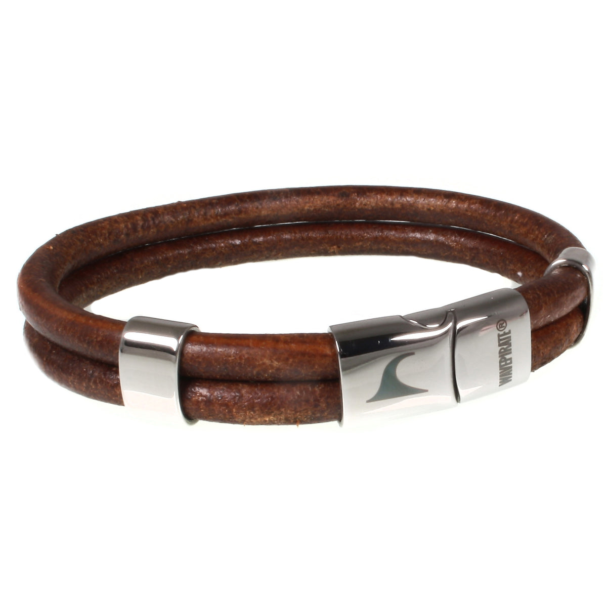 Leder-Armband-Herren-Groove-cognac-riemen-massiv-Edelstahlverschluss-vorn-wavepirate-shop-r