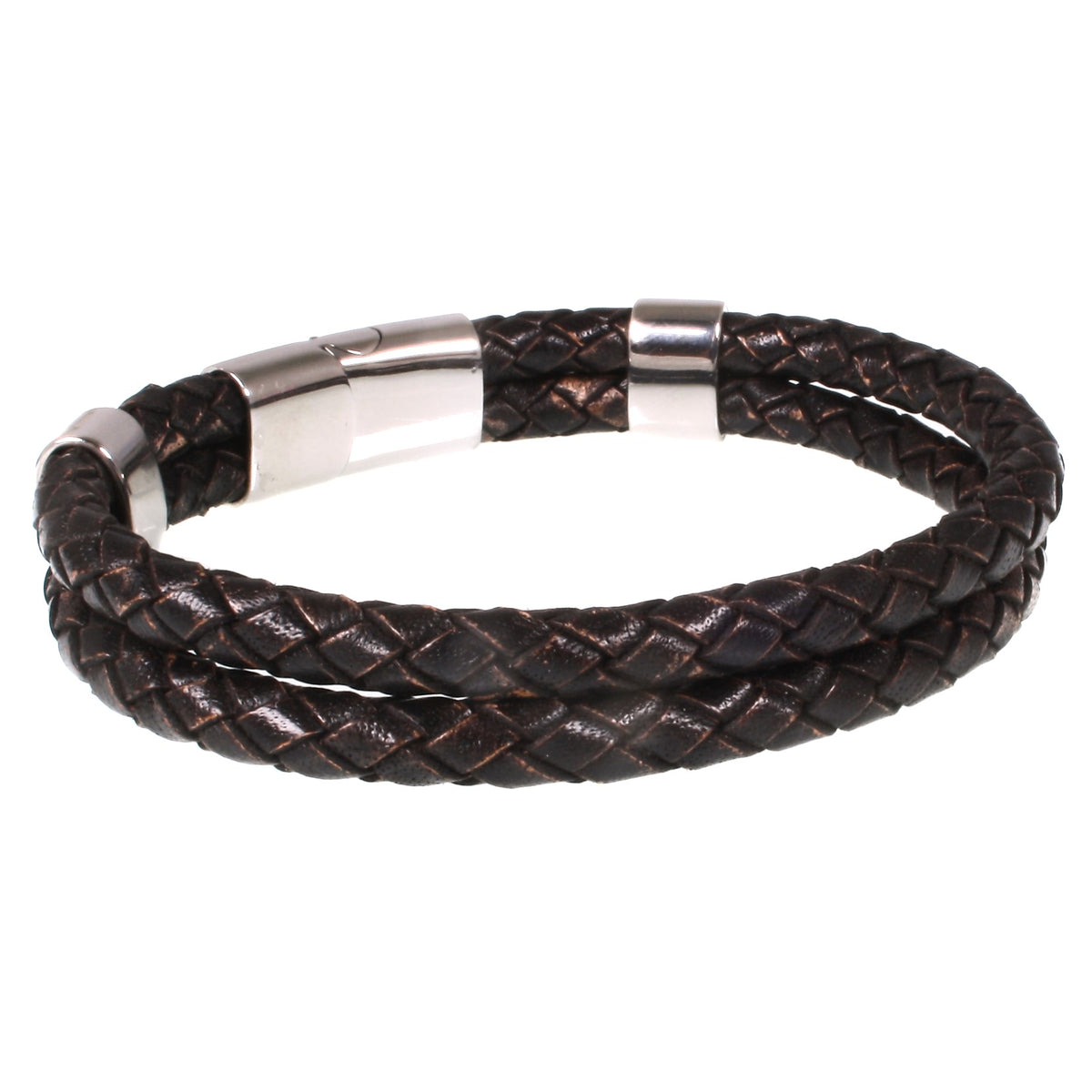 Leder-Armband-Herren-Groove-dunkelbraun-geflochten-Edelstahlverschluss-hinten-wavepirate-shop-f