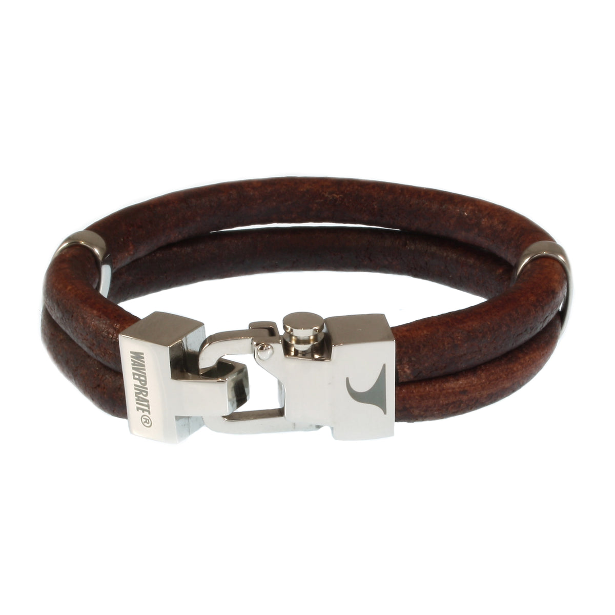Leder-Armband-Herren-Turn-braun-massiv-Edelstahlverschluss-vorn-wavepirate-shop-r