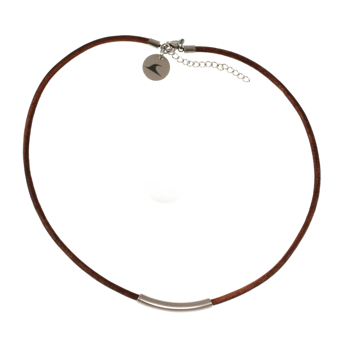 Leder-halskette-Damen-curve-Cognac-riemen-massiv-Edelstahlverschluss-vorn-wavepirate-shop-r