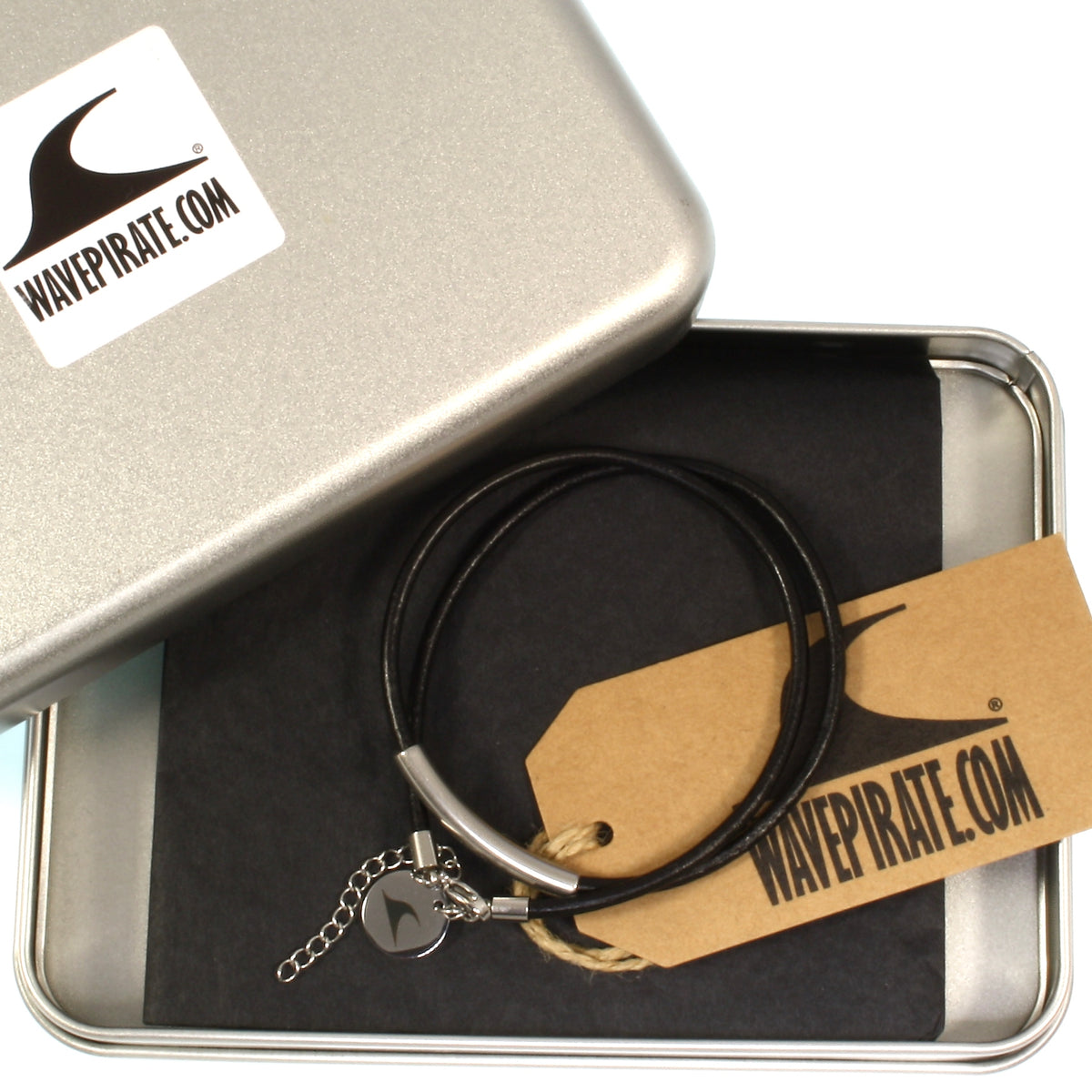 Leder-halskette-Damen-curve-Schwarz-riemen-massiv-Edelstahlverschluss-geschenkverpackung-wavepirate-shop-r