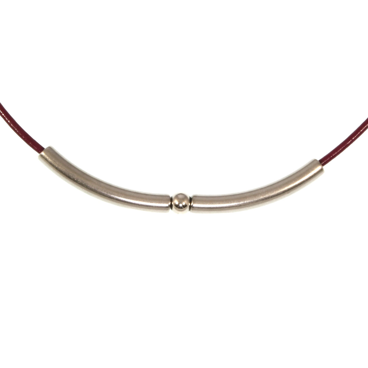 Leder-halskette-Damen-dot-dunkelrot-brombeer-riemen-massiv-Edelstahlverschluss-detail-wavepirate-shop-r