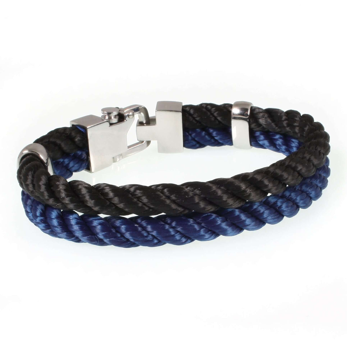 Herren-Segeltau-Armband-Turn-schwarz-koenigsblau-geflochten-Kordel-Edelstahlverschluss-hinten-wavepirate-shop-k