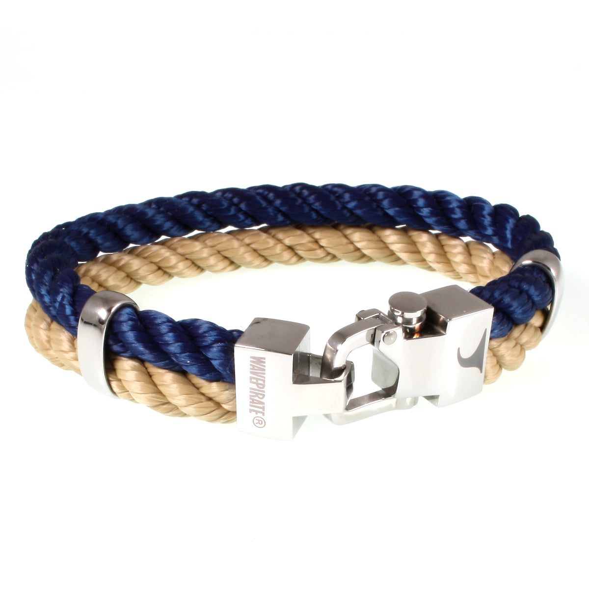 Segeltau-Armband-Herren-Turn-koenigsblau-natur-geflochten-Kordel-Edelstahlverschluss-vorn-wavepirate-shop-k