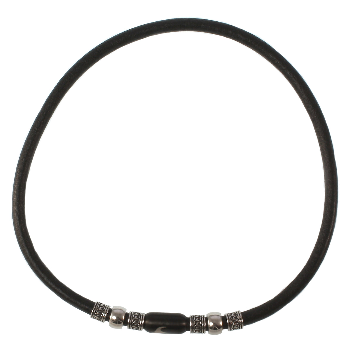 leder-halskette-Herren-damen-atoll-schwarz-massiv-Edelstahlverschluss-vorn-wavepirate-shop-r