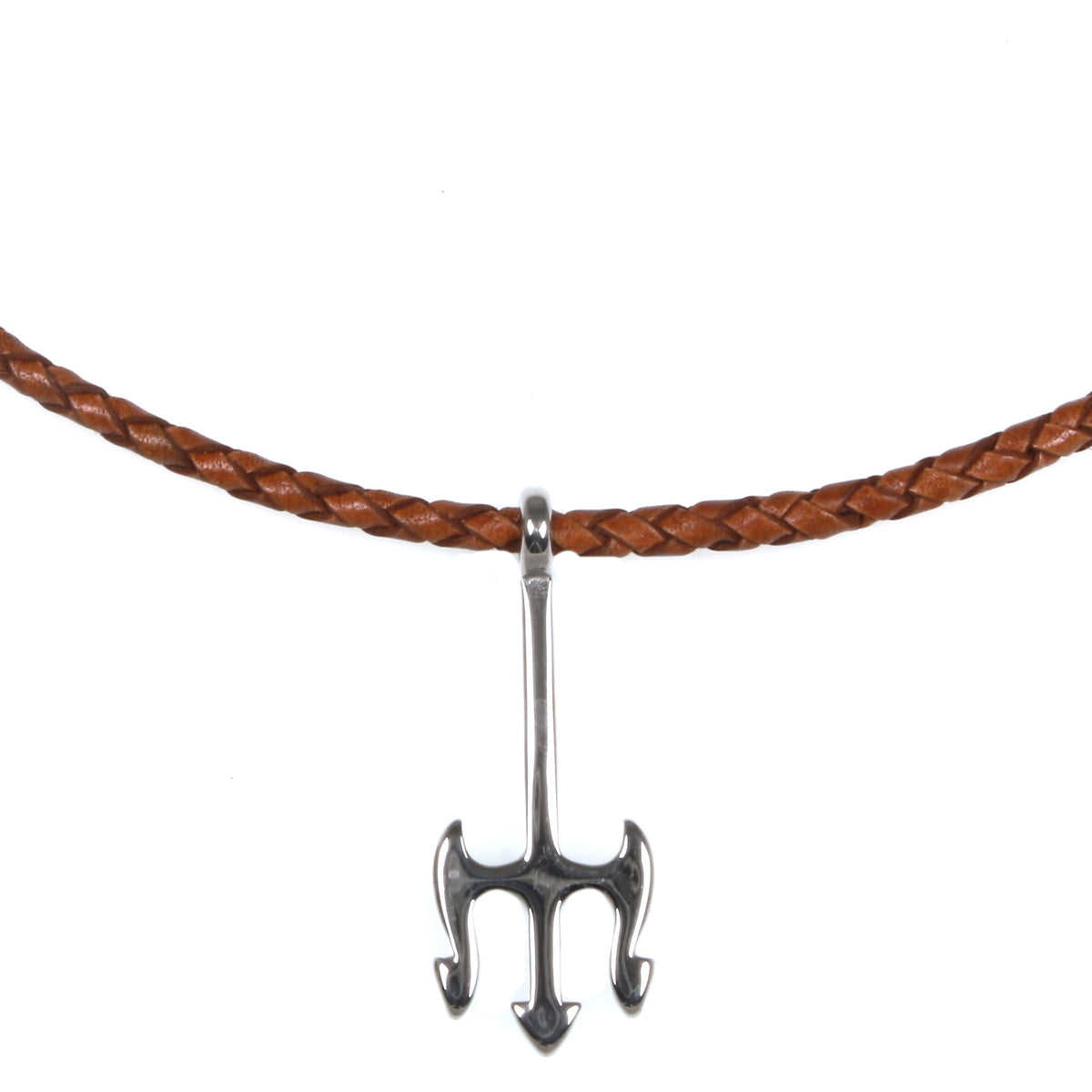 leder-halskette-Herren-damen-neptun-cognac-geflochten-Edelstahlverschluss-anhaenger-wavepirate-shop-f