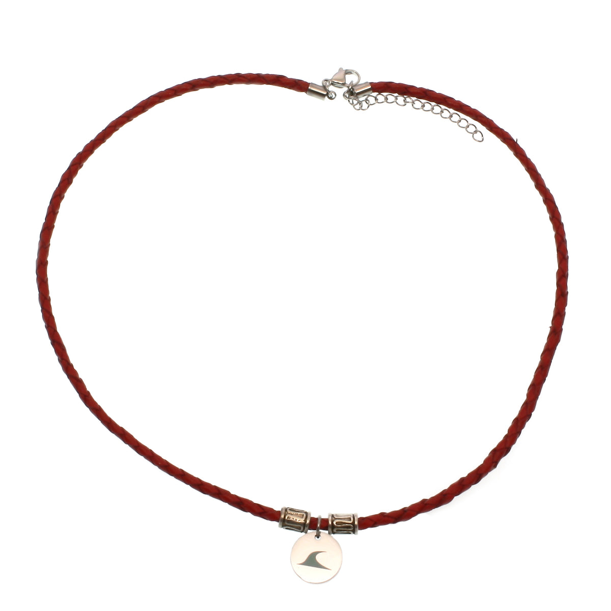 leder-halskette-damen-Herren-reef-rot-geflochten-Edelstahlverschluss-ansicht-wavepirate-shop-f