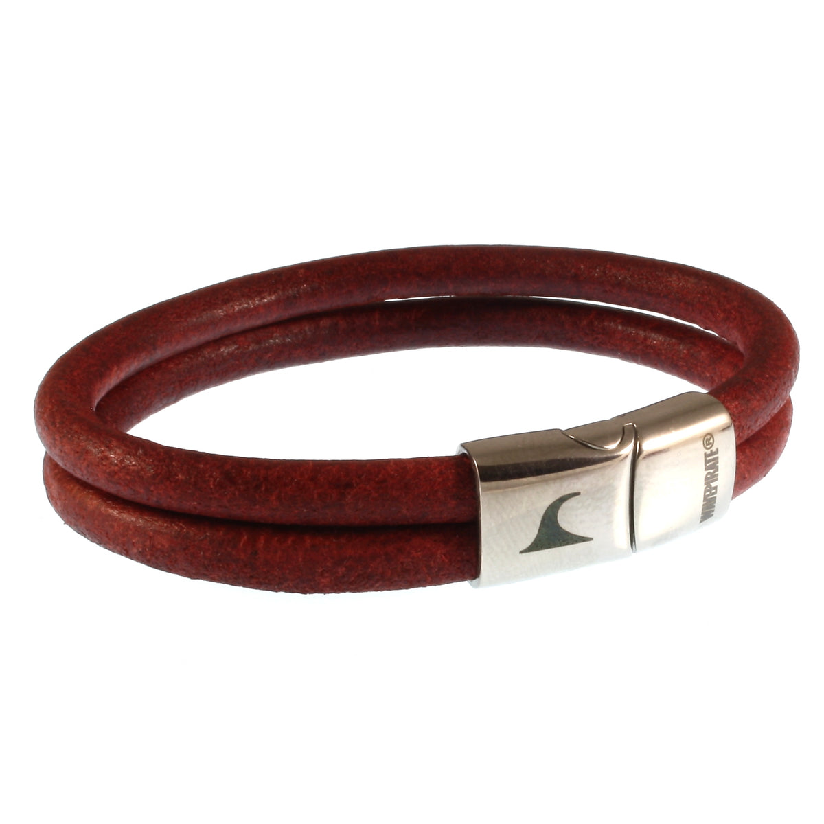 lederarmband-herren-damen-bordeaux-swell-massiv-Edelstahlverschluss-vorn-wavepirate-shop-r