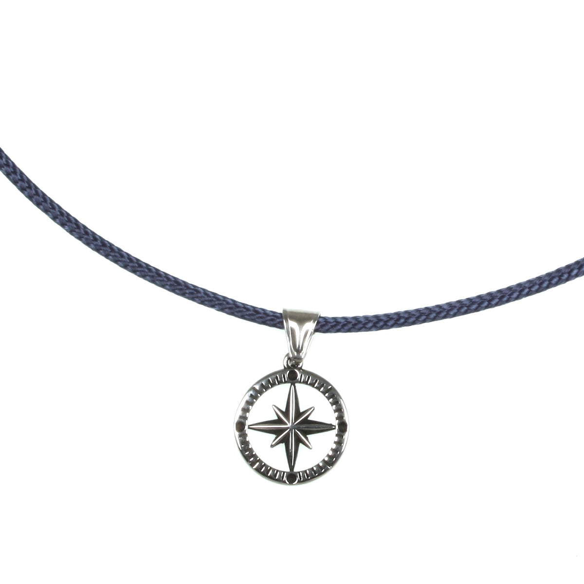segeltau-halskette-Herren-damen-kompass-windrose-blau-geflochten-wasserfest-Edelstahlverschluss-wavepirate-shop-st
