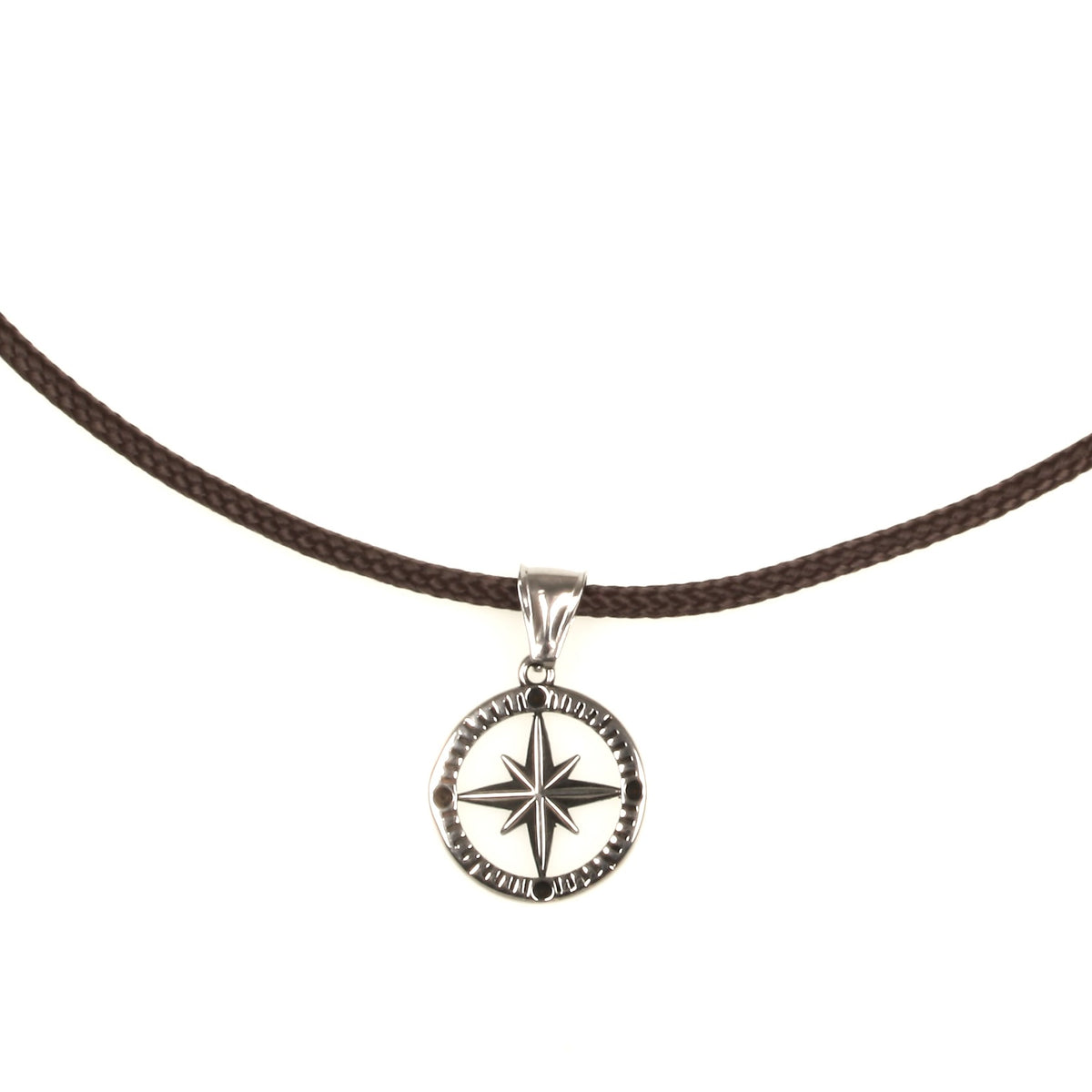 segeltau-halskette-Herren-damen-kompass-windrose-braun-geflochten-wasserfest-Edelstahlverschluss-wavepirate-shop-st