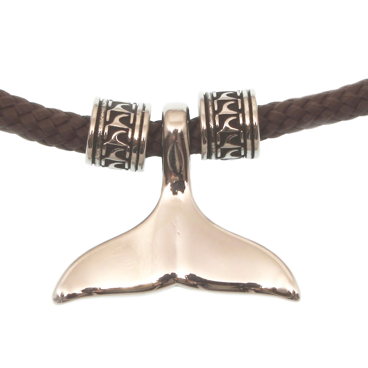 segeltau-halskette-Herren-damen-moby-wal-braun-geflochten-Edelstahlverschluss-walflosse-wavepirate-shop-st