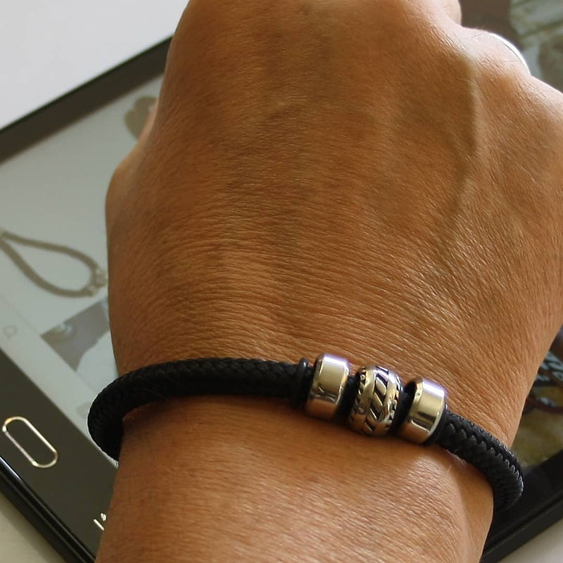 segeltauarmband-herren-schwarz-silber-steel-geflochten-Edelstahlverschluss-getragen-wavepirate-shop-r