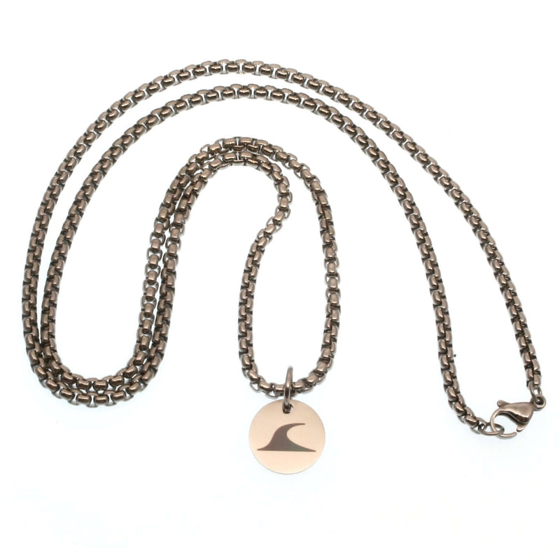WAVEPIRATE Edelstahlhalskette Fusskette LOOP mit Edelstahlkarabinerverschluss