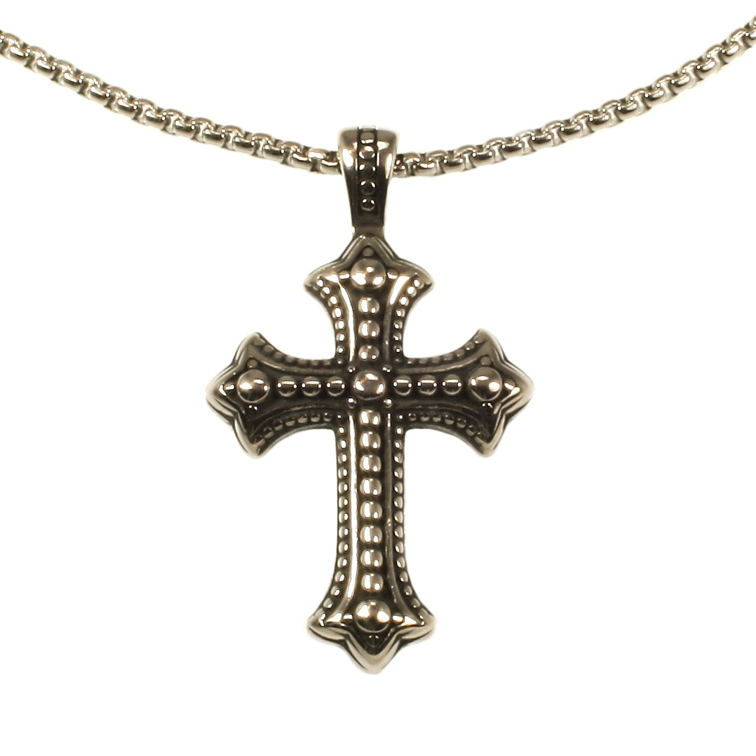 Edelstahlhalskette KREUZ