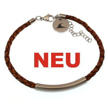 WAVEPIRATE Armbänder CURVE Leder und Edelstahl