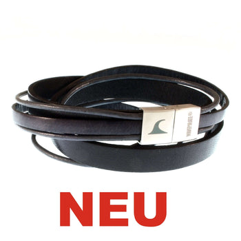 WAVEPIRATE armbänder ROCKSTAR Leder und Edelstahl
