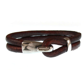 Lederarmband Herren Damen PEAK handgefertigt von WAVEPURATE Hamburg