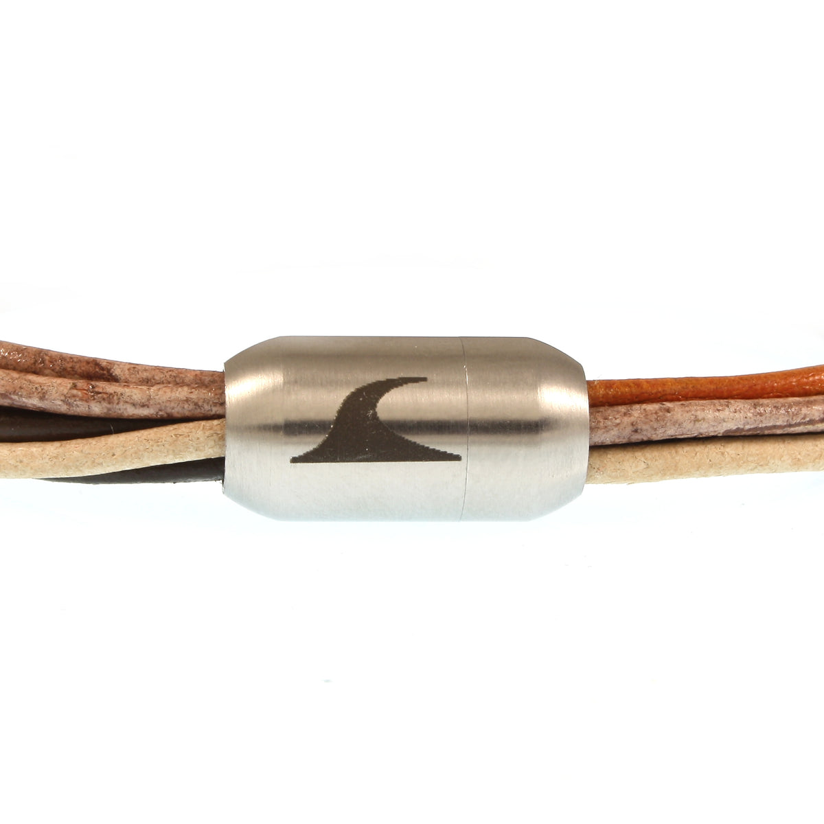 Damen-Leder-armband-fem-beach-braun-multicolor-Edelstahlverschluss-detail-wavepirate-shop-r
