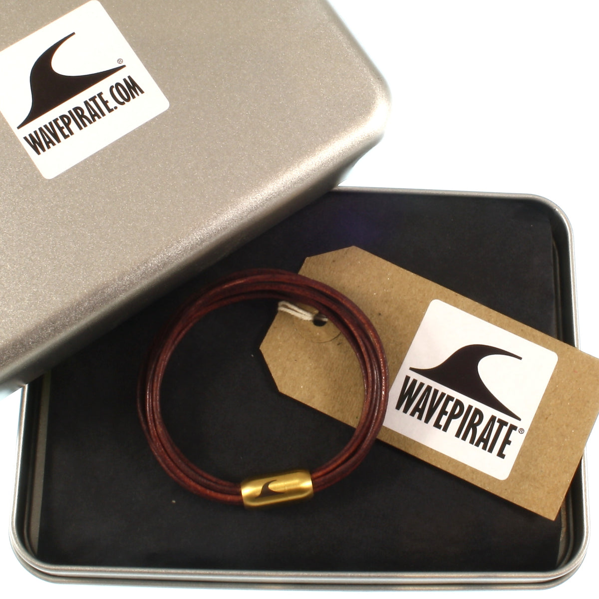 Damen-Leder-armband-fem-bordeaux-gold-Edelstahlverschluss-geschenkverpackung-wavepirate-shop-r