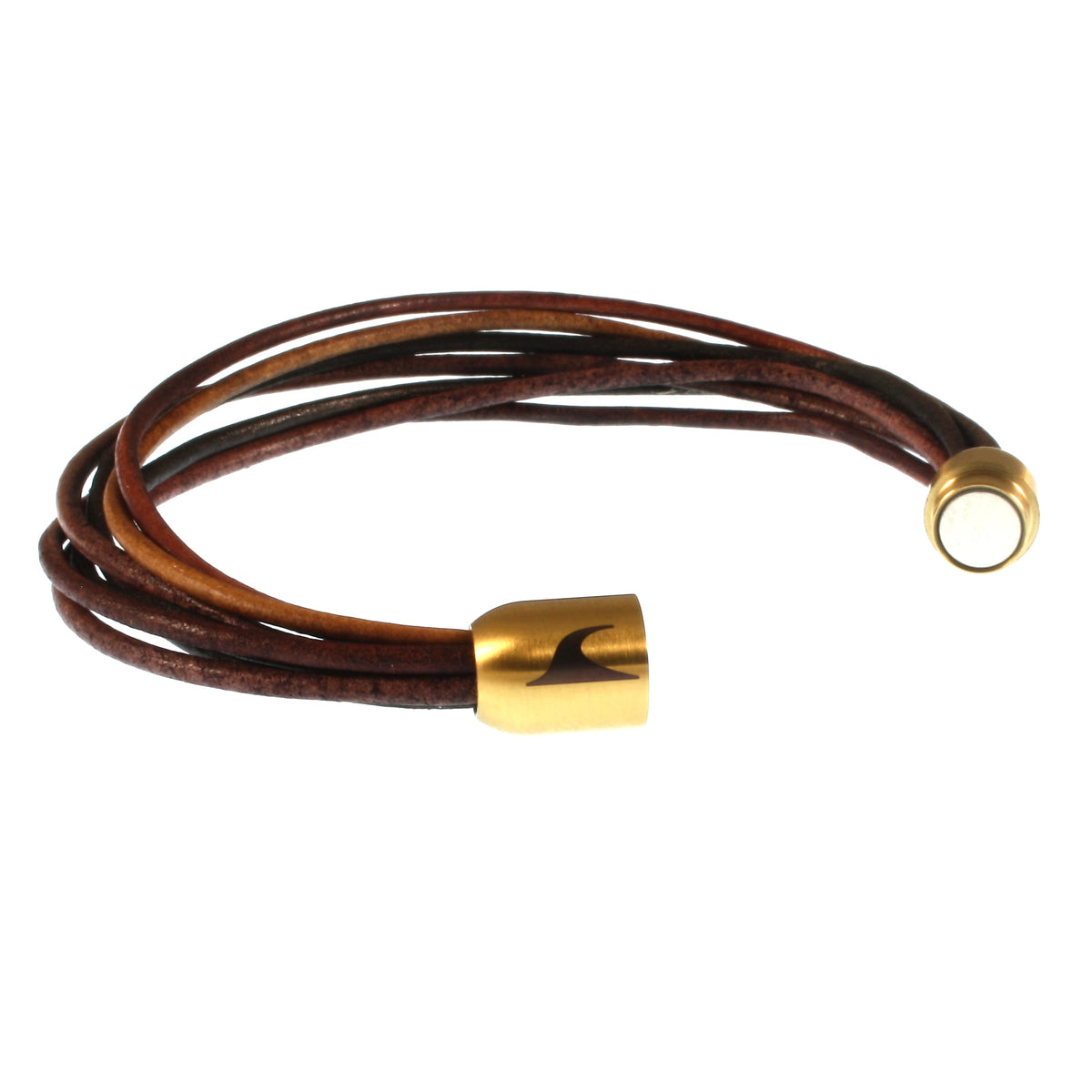 Damen-Leder-armband-fem-wood-gold-Edelstahlverschluss-offen-wavepirate-shop-r