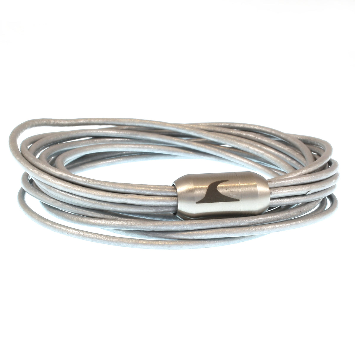 Damen-Leder-armband-fem2-silber-Edelstahlverschluss-vorn-wavepirate-shop-r