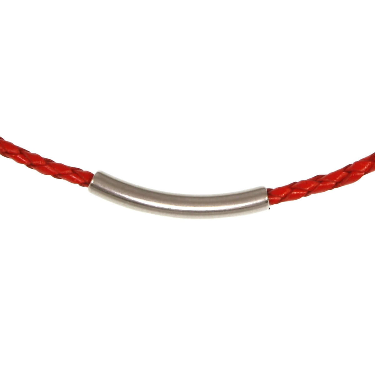 Damen-Leder-halskette-curve-Rot-geflochten-Edelstahlverschluss-detail-wavepirate-shop-f
