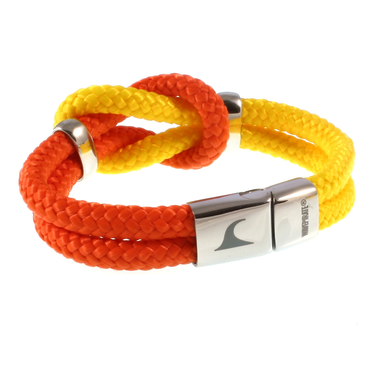 Damen-Segeltau-armband-pure-orange-gelb-silber-geflochten-Edelstahlverschluss-hinten-wavepirate-shop-st