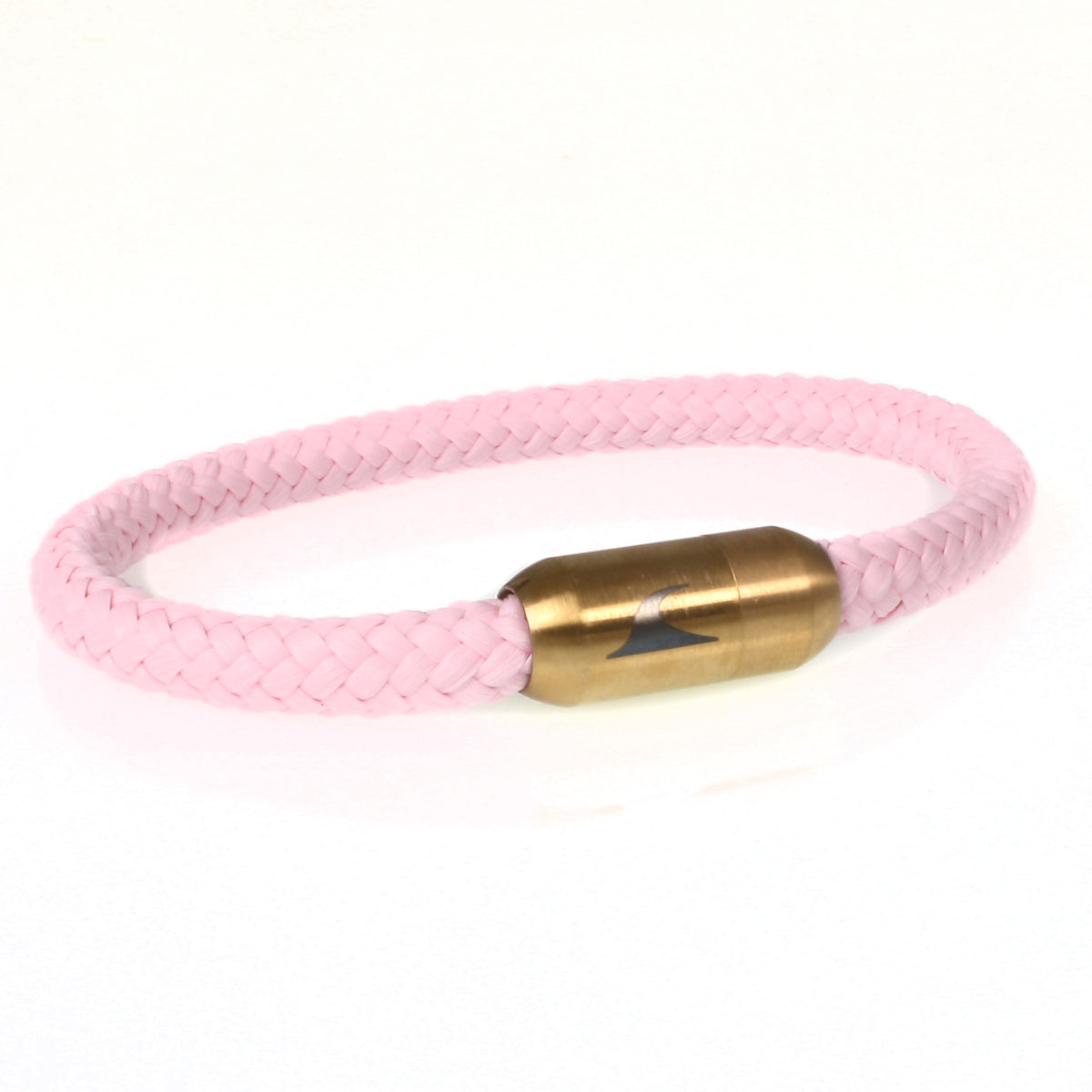 Damen-segeltau-armband-sylt-rosa-gold-geflochten-Edelstahlverschluss-vorn-wavepirate-shop