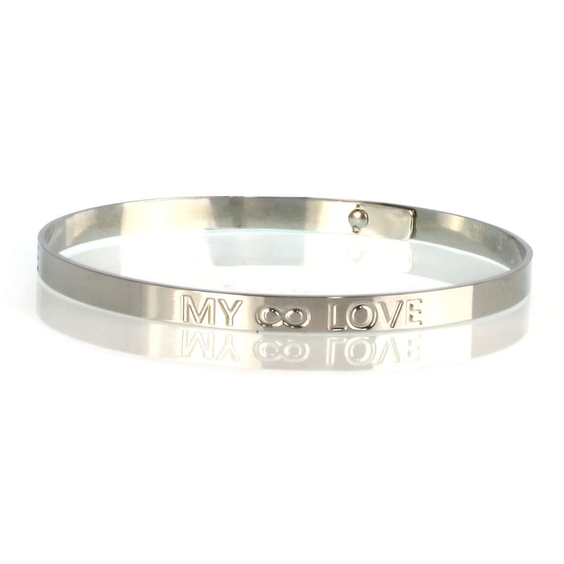 Edelstahl-armreif-Damen-glam-armband-graviert-my-love-silber-verstellbar-vorn-wavepirate-shop