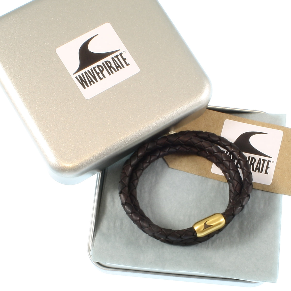 Herren-Leder-Armband-Storm-braun-gold-geflochten-Edelstahlverschluss-geschenkverpackung-wavepirate-shop-f
