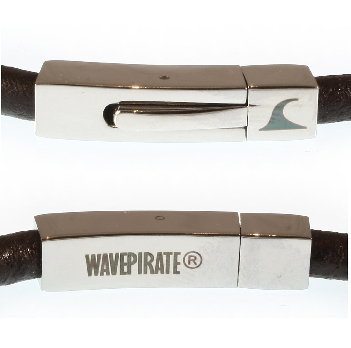 Herren-Leder-armband-damen-two-braun-massiv-Edelstahlverschluss-detail-wavepirate-shop-r