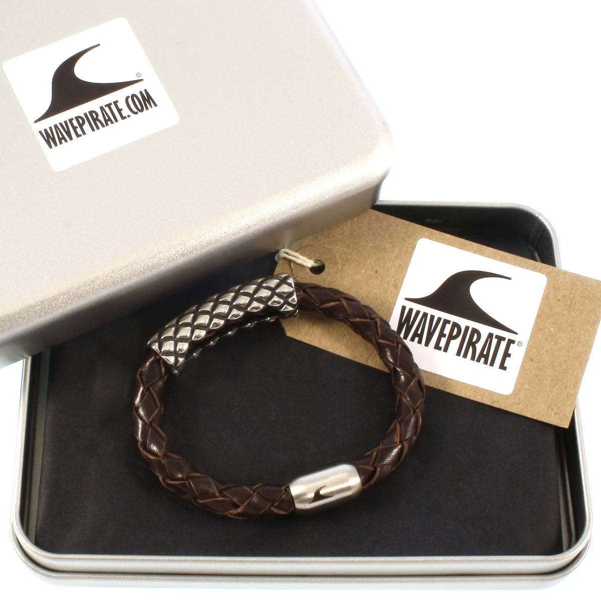 Herren-Leder-armband-max-braun-geflochten-Edelstahlverschluss-geschenkverpackung-wavepirate-shop-f