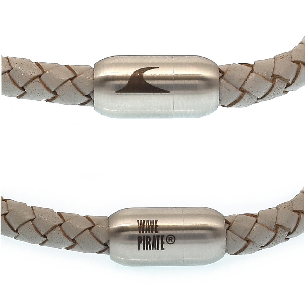 Herren-Leder-armband-steel-grau-silber-geflochten-Edelstahlverschluss-detail-wavepirate-shop-f