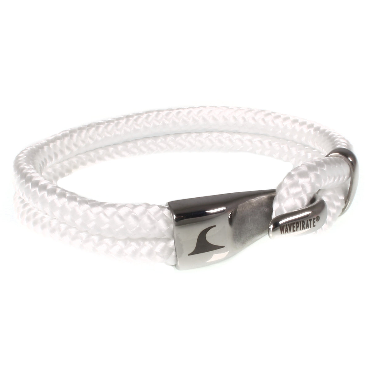 Herren-Segeltau-Armband-Damen-Peak-Weiss-Edelstahlverschluss-vorn-wavepirate-shop-st