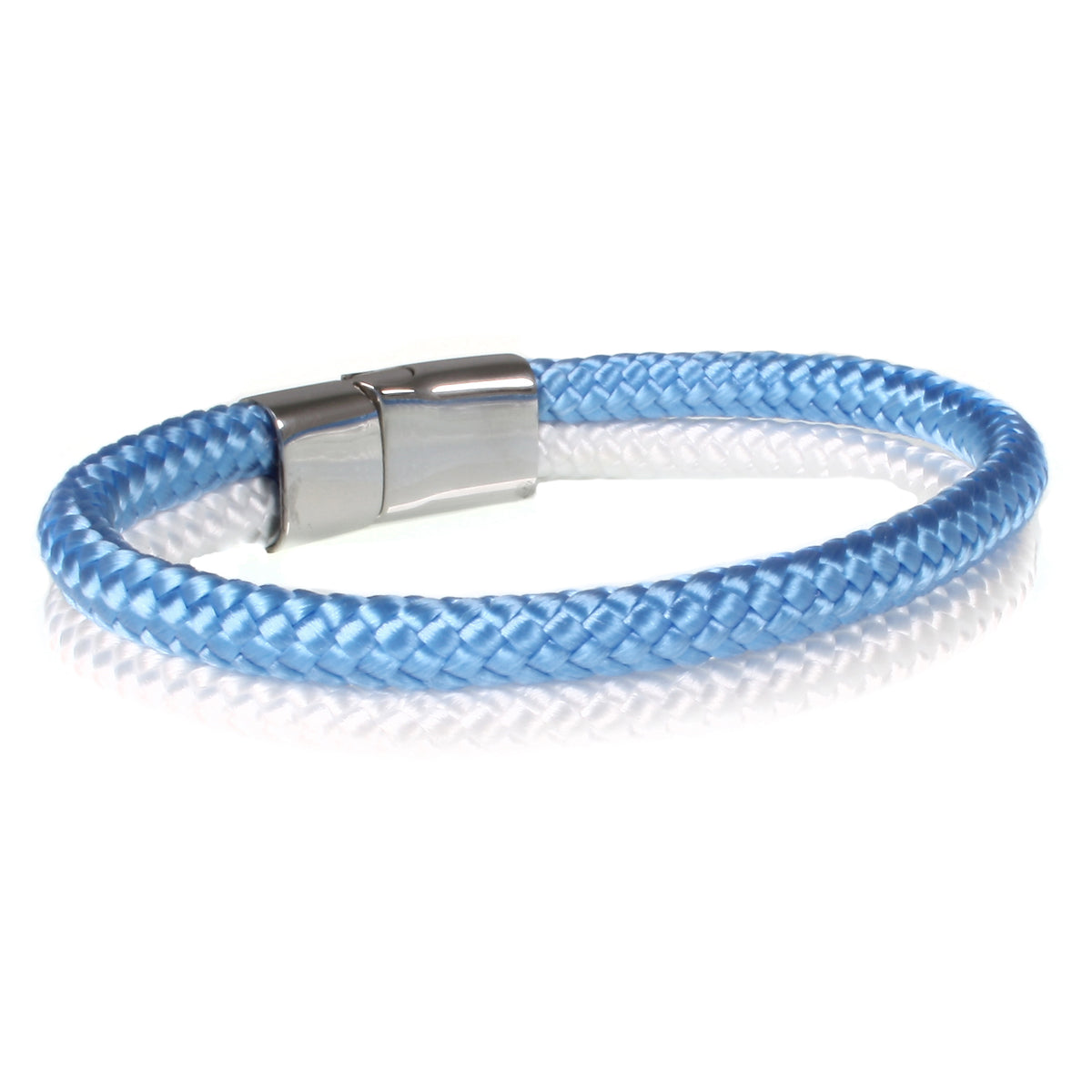 Herren-Segeltau-Armband-Damen-Tarifa-hellblau-weiss-hinten-Edelstahlverschluss-geflochten-wavepirate-shop-st