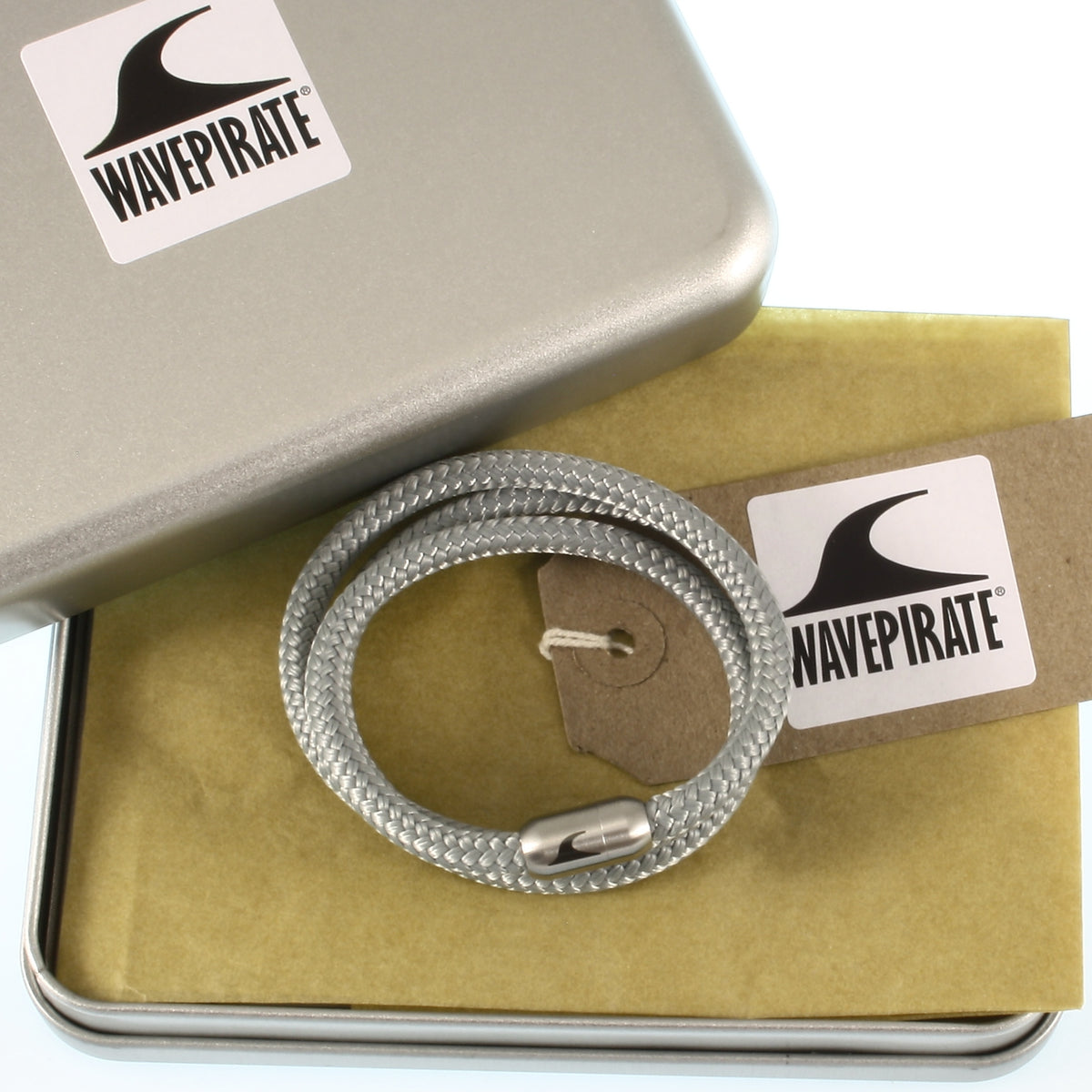 Herren-Segeltau-Armband-Storm-grau-geflochten-Edelstahlverschluss-geschenkverpackung-wavepirate-shop-st