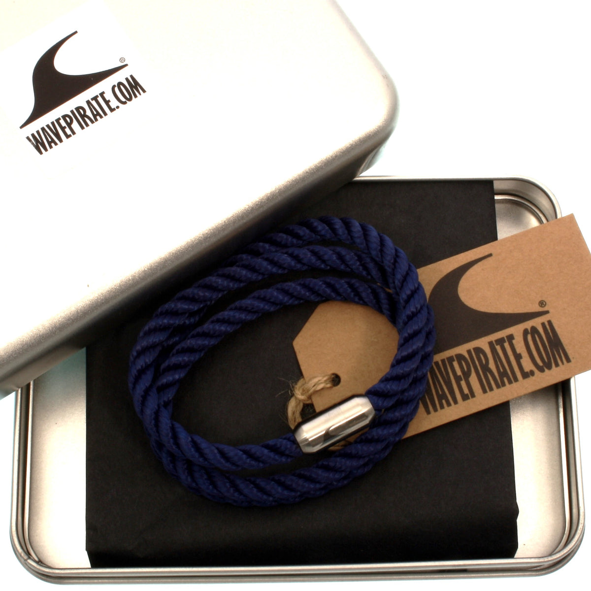 Herren-Segeltau-Armband-Storm-koenigsblau-kordel-Edelstahlverschluss-geschenkverpackung-wavepirate-shop-k