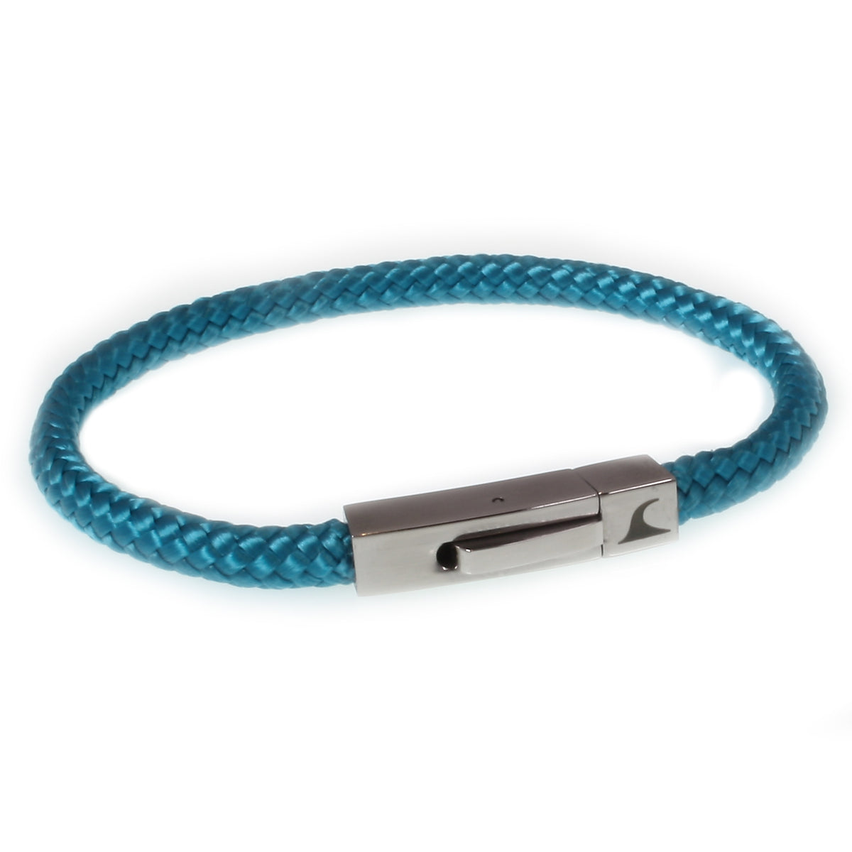 Herren-Segeltau-armband-damen-one-blau-geflochten-Edelstahlverschluss-vorn-wavepirate-shop