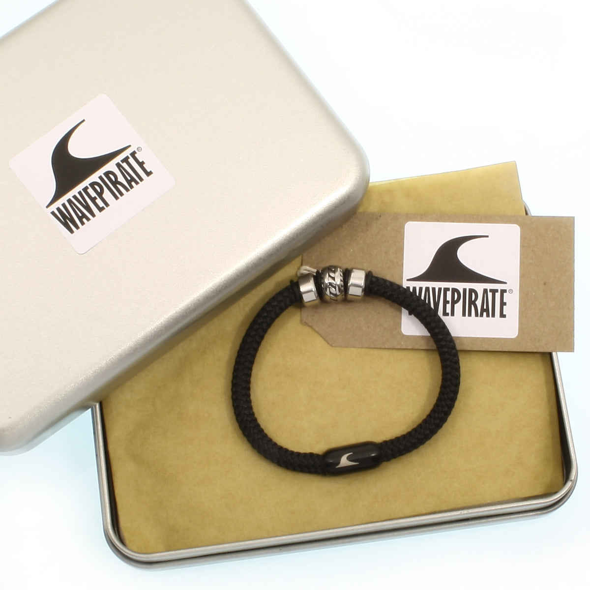 Herren-Segeltau-armband-steel-schwarz-geflochten-Edelstahlverschluss-geschenkverpackung-wavepirate-shop-r