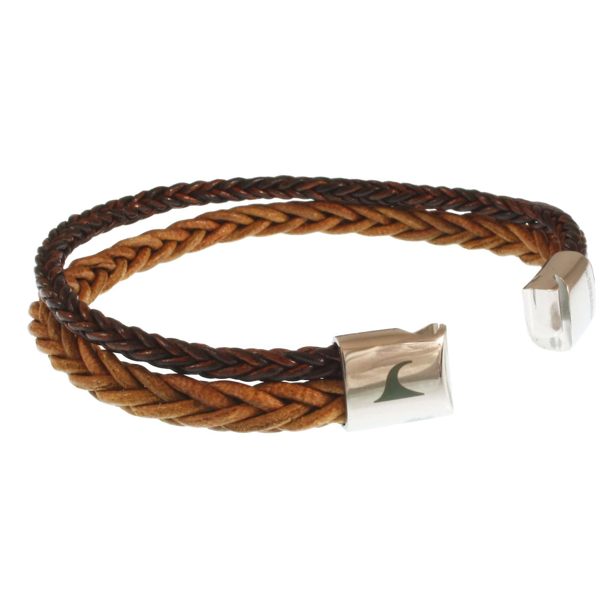 Herren-leder-armband-damen-swell-braun-cognac-geflochten-Edelstahlverschluss-offen-wavepirate-shop-m3
