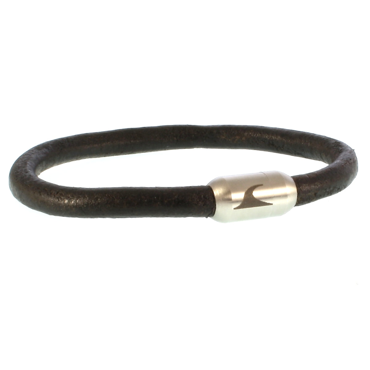 Herren-leder-armband-damen-sylt-schwarz-silber-massiv-Edelstahlverschluss-vorn-wavepirate-shop-r
