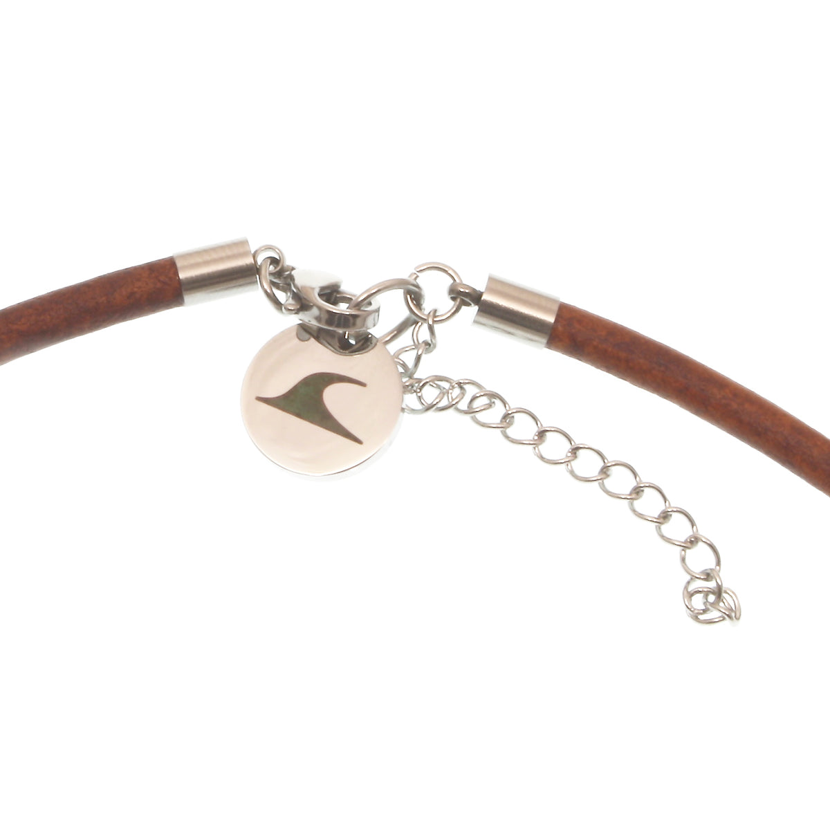 Herren-leder-halskette-damen-moby-wal-cognac-riemen-massiv-Edelstahlverschluss-detail-wavepirate-shop-r