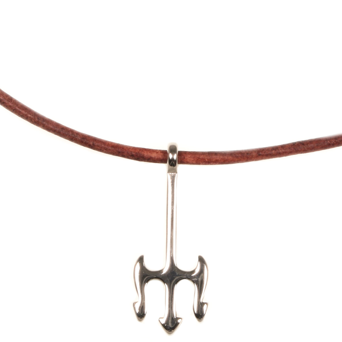 Herren-leder-halskette-damen-neptun-cognac-riemen-massiv-Edelstahlverschluss-anhaenger-wavepirate-shop-r