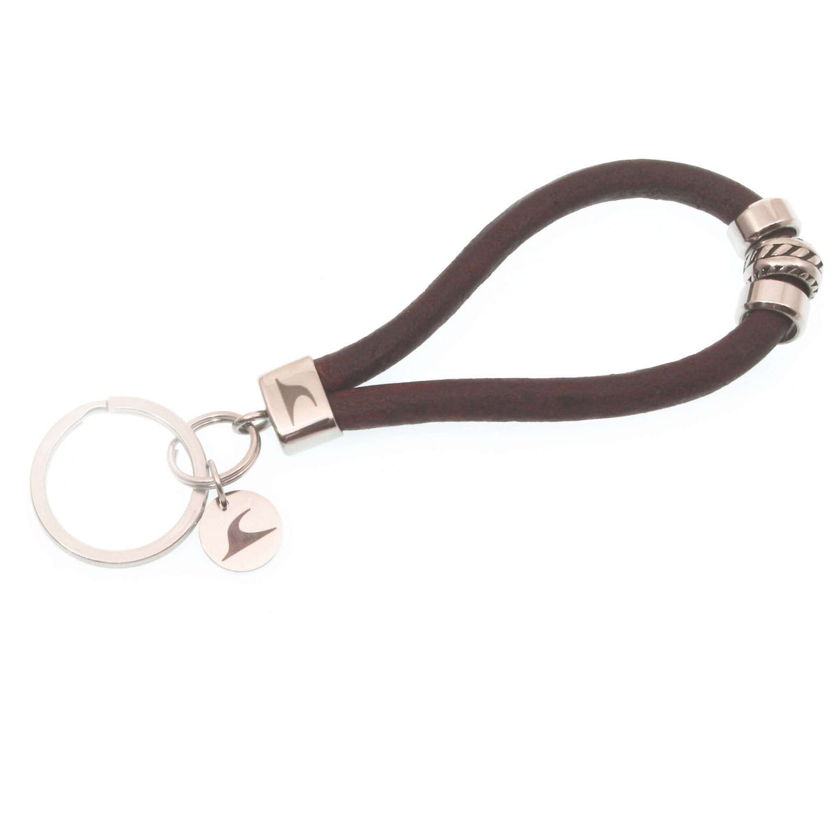 Herren-leder-schluesselanhaenger-damen-silverwave-braun-riemen-massiv-vorn-wavepirate-shop-r